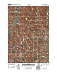 Moyer Springs Wyoming Historical topographic map, 1:24000 scale, 7.5 X 7.5 Minute, Year 2012