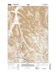 Moyer Springs Wyoming Current topographic map, 1:24000 scale, 7.5 X 7.5 Minute, Year 2015