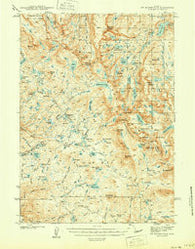 Mt Bonneville Wyoming Historical topographic map, 1:62500 scale, 15 X 15 Minute, Year 1942
