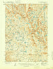 Mt Bonneville Wyoming Historical topographic map, 1:62500 scale, 15 X 15 Minute, Year 1942