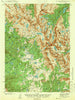 Mt Bonneville Wyoming Historical topographic map, 1:62500 scale, 15 X 15 Minute, Year 1942