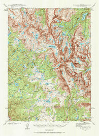 Mt Bonneville Wyoming Historical topographic map, 1:62500 scale, 15 X 15 Minute, Year 1938
