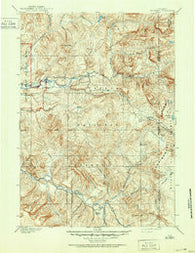 Mt Leidy Wyoming Historical topographic map, 1:125000 scale, 30 X 30 Minute, Year 1902