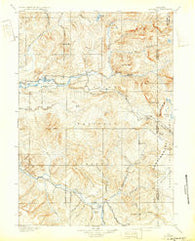 Mt Leidy Wyoming Historical topographic map, 1:125000 scale, 30 X 30 Minute, Year 1902