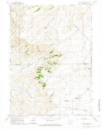 Mud Springs Wyoming Historical topographic map, 1:24000 scale, 7.5 X 7.5 Minute, Year 1960