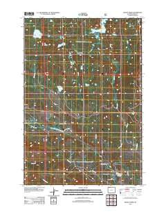 Muddy Creek Wyoming Historical topographic map, 1:24000 scale, 7.5 X 7.5 Minute, Year 2012