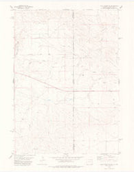 Mule Creek SE Wyoming Historical topographic map, 1:24000 scale, 7.5 X 7.5 Minute, Year 1978