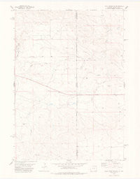 Mule Creek SE Wyoming Historical topographic map, 1:24000 scale, 7.5 X 7.5 Minute, Year 1978