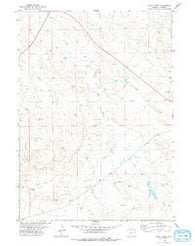 Mule Creek Wyoming Historical topographic map, 1:24000 scale, 7.5 X 7.5 Minute, Year 1978