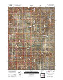 Mule Creek SE Wyoming Historical topographic map, 1:24000 scale, 7.5 X 7.5 Minute, Year 2012