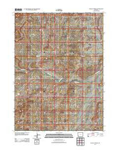 Mulkay Spring Wyoming Historical topographic map, 1:24000 scale, 7.5 X 7.5 Minute, Year 2012