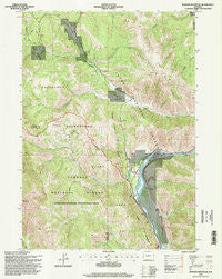 Munger Mountain Wyoming Historical topographic map, 1:24000 scale, 7.5 X 7.5 Minute, Year 1996