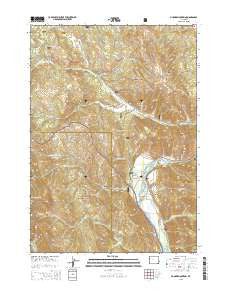Munger Mountain Wyoming Current topographic map, 1:24000 scale, 7.5 X 7.5 Minute, Year 2015
