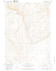 Muskrat Basin Wyoming Historical topographic map, 1:24000 scale, 7.5 X 7.5 Minute, Year 1952