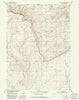 Muskrat Basin Wyoming Historical topographic map, 1:24000 scale, 7.5 X 7.5 Minute, Year 1952