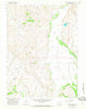 Myers Reservoir Wyoming Historical topographic map, 1:24000 scale, 7.5 X 7.5 Minute, Year 1965