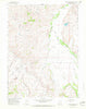 Myers Reservoir Wyoming Historical topographic map, 1:24000 scale, 7.5 X 7.5 Minute, Year 1965