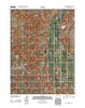 Myers Reservoir Wyoming Historical topographic map, 1:24000 scale, 7.5 X 7.5 Minute, Year 2012