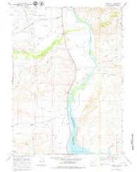 Names Hill Wyoming Historical topographic map, 1:24000 scale, 7.5 X 7.5 Minute, Year 1968
