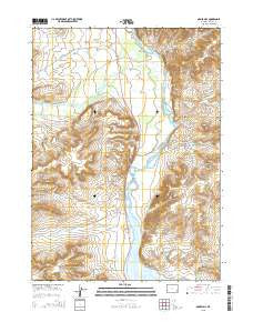 Names Hill Wyoming Current topographic map, 1:24000 scale, 7.5 X 7.5 Minute, Year 2015