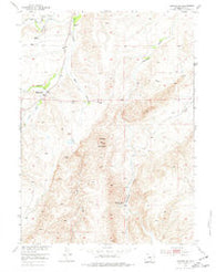 Natwick SW Wyoming Historical topographic map, 1:24000 scale, 7.5 X 7.5 Minute, Year 1953