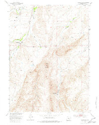 Natwick SW Wyoming Historical topographic map, 1:24000 scale, 7.5 X 7.5 Minute, Year 1953