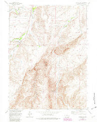 Natwick SW Wyoming Historical topographic map, 1:24000 scale, 7.5 X 7.5 Minute, Year 1953