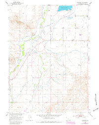 Natwick Wyoming Historical topographic map, 1:24000 scale, 7.5 X 7.5 Minute, Year 1953