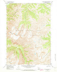Needle Mountain Wyoming Historical topographic map, 1:24000 scale, 7.5 X 7.5 Minute, Year 1970