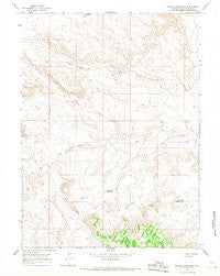 Needle Reservoir Wyoming Historical topographic map, 1:24000 scale, 7.5 X 7.5 Minute, Year 1964