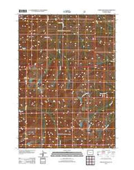 Needle Mountain Wyoming Historical topographic map, 1:24000 scale, 7.5 X 7.5 Minute, Year 2012