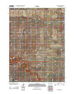 Needle Rock Wyoming Historical topographic map, 1:24000 scale, 7.5 X 7.5 Minute, Year 2012