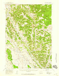 Nefsy Divide Wyoming Historical topographic map, 1:62500 scale, 15 X 15 Minute, Year 1957