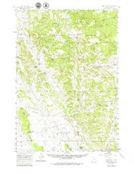Nefsy Divide Wyoming Historical topographic map, 1:62500 scale, 15 X 15 Minute, Year 1957