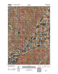Neiber Wyoming Historical topographic map, 1:24000 scale, 7.5 X 7.5 Minute, Year 2012