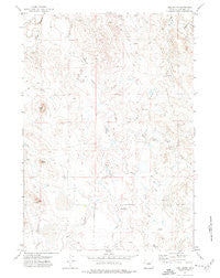 Neil Butte Wyoming Historical topographic map, 1:24000 scale, 7.5 X 7.5 Minute, Year 1972
