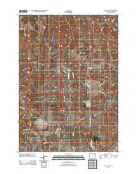 Neil Butte Wyoming Historical topographic map, 1:24000 scale, 7.5 X 7.5 Minute, Year 2012