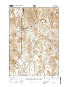 Neil Butte Wyoming Current topographic map, 1:24000 scale, 7.5 X 7.5 Minute, Year 2015