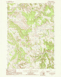 New Haven Wyoming Historical topographic map, 1:24000 scale, 7.5 X 7.5 Minute, Year 1984