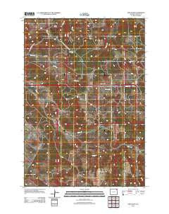 New Haven Wyoming Historical topographic map, 1:24000 scale, 7.5 X 7.5 Minute, Year 2012