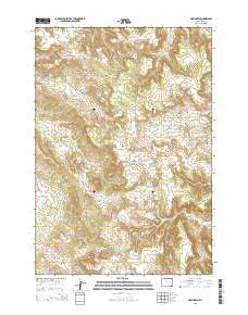 New Haven Wyoming Current topographic map, 1:24000 scale, 7.5 X 7.5 Minute, Year 2015