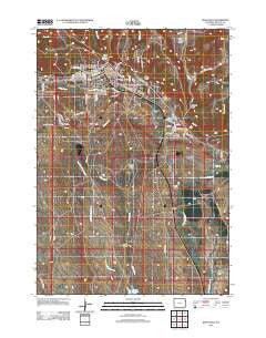Newcastle Wyoming Historical topographic map, 1:24000 scale, 7.5 X 7.5 Minute, Year 2012