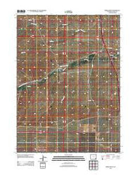 Nimmo Ranch Wyoming Historical topographic map, 1:24000 scale, 7.5 X 7.5 Minute, Year 2012