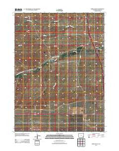 Nimmo Ranch Wyoming Historical topographic map, 1:24000 scale, 7.5 X 7.5 Minute, Year 2012