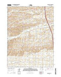 Nimmo Ranch Wyoming Current topographic map, 1:24000 scale, 7.5 X 7.5 Minute, Year 2015