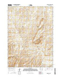 Ninemile Hill Wyoming Current topographic map, 1:24000 scale, 7.5 X 7.5 Minute, Year 2015