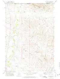 Nipple Butte Wyoming Historical topographic map, 1:24000 scale, 7.5 X 7.5 Minute, Year 1972