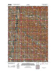 Nipple Butte Wyoming Historical topographic map, 1:24000 scale, 7.5 X 7.5 Minute, Year 2012