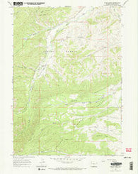 Noble Basin Wyoming Historical topographic map, 1:24000 scale, 7.5 X 7.5 Minute, Year 1967