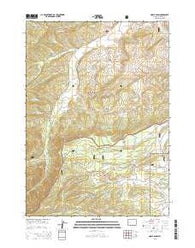 Noble Basin Wyoming Current topographic map, 1:24000 scale, 7.5 X 7.5 Minute, Year 2015